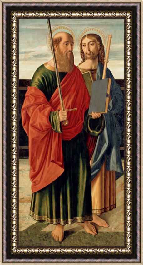 Cristoforo Caselli St. Paul and St. James the Elder Framed Print