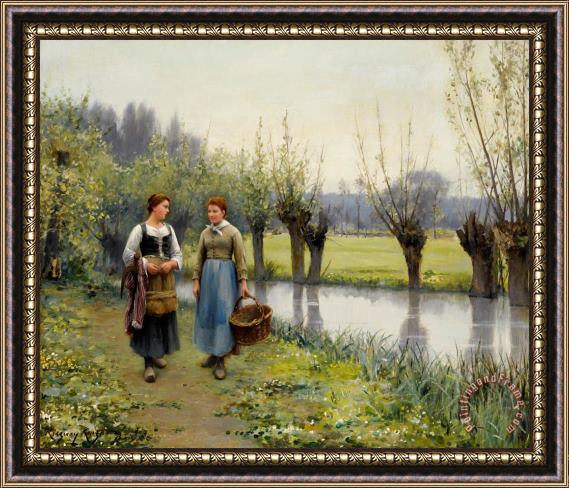 Daniel Ridgway Knight The Meadows in May Framed Print