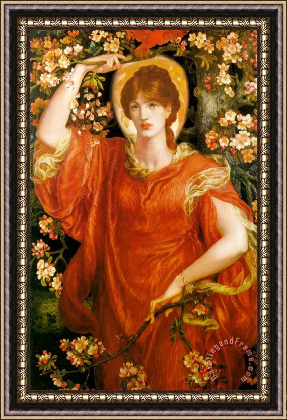Dante Gabriel Rossetti A Vision of Fiammetta Framed Painting