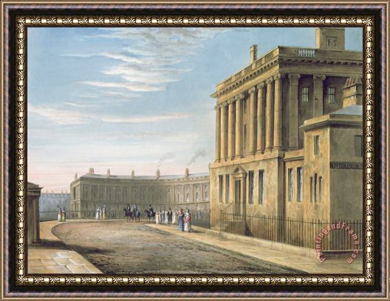 David Cox The Royal Crescent Framed Print