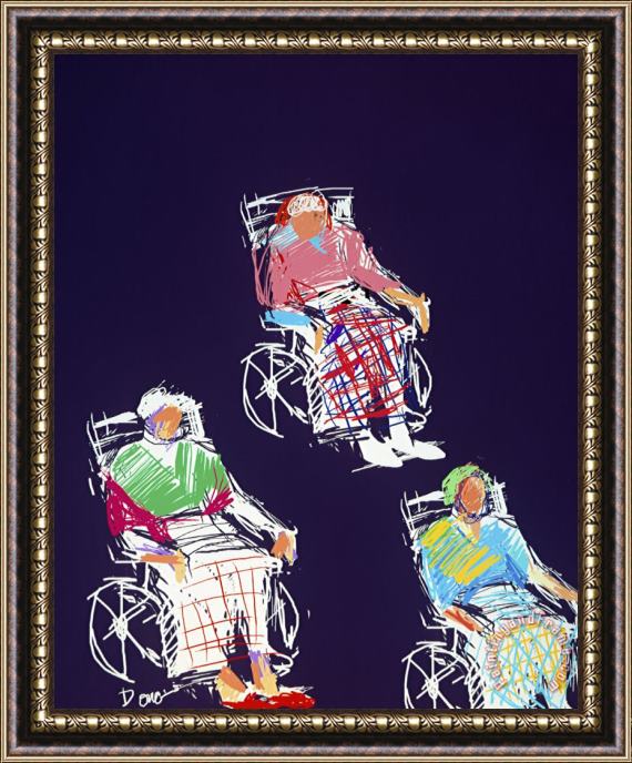 Diana Ong Disabled Framed Print