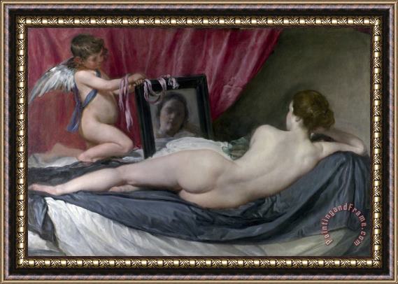 Diego Velazquez The Rokeby Venus 1648 Framed Painting