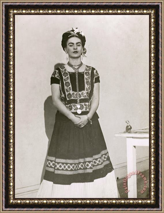 Dora Maar Portrait De Frida Kahlo Framed Print
