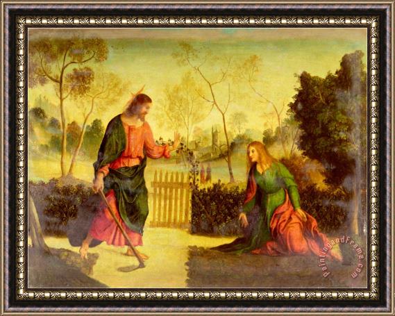 Dosso Dossi Noli Me Tangere Framed Painting