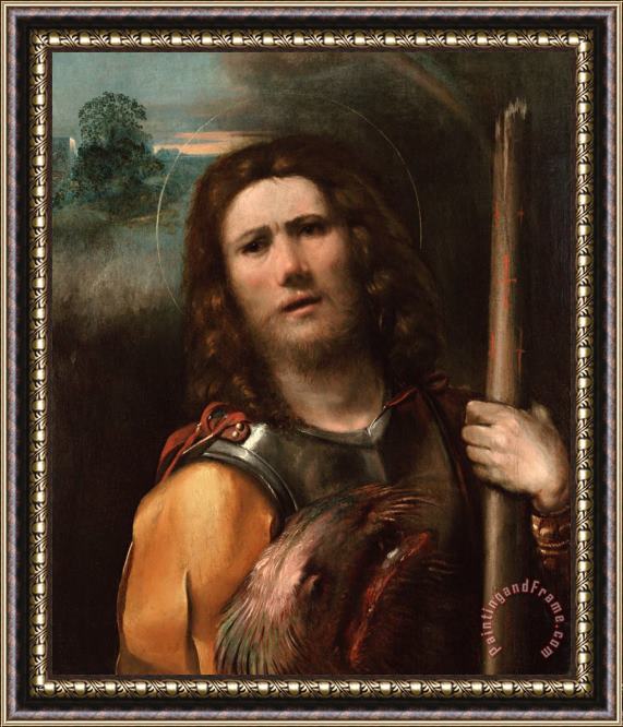 Dosso Dossi Saint George Framed Painting
