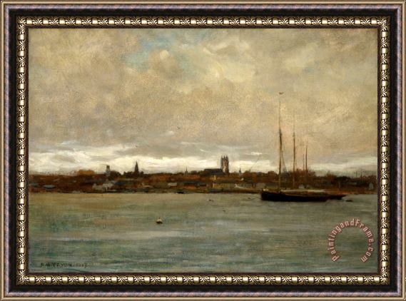 Dwight William Tryon After a Storm, 1887 Framed Print