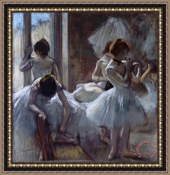 Edgar Degas Dancers 2 Framed Painting