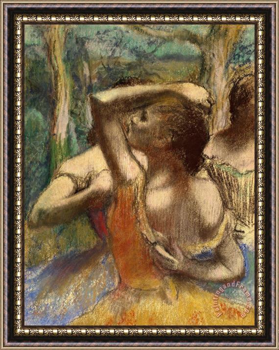 Edgar Degas Dancers Framed Print