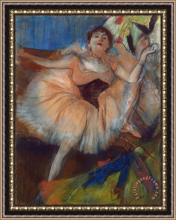 Edgar Degas Seated Dancer Framed Print