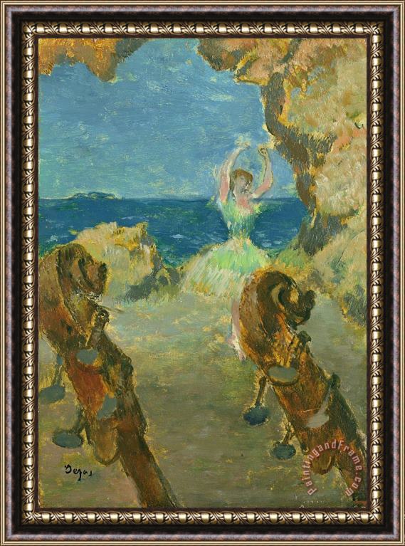 Edgar Degas The Ballet Dancer Framed Painting