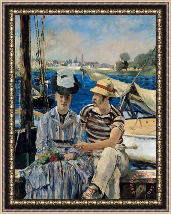 Edouard Manet Argenteuil Framed Print