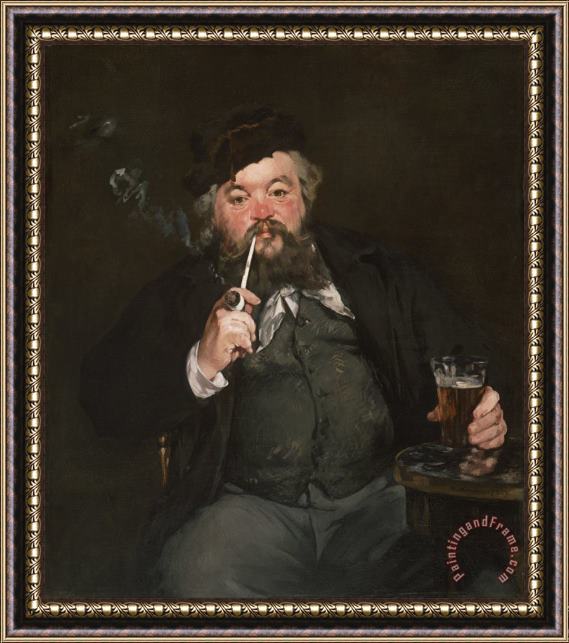Edouard Manet Le Bon Bock Framed Painting