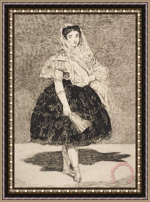 Edouard Manet Lola De Valence Framed Print