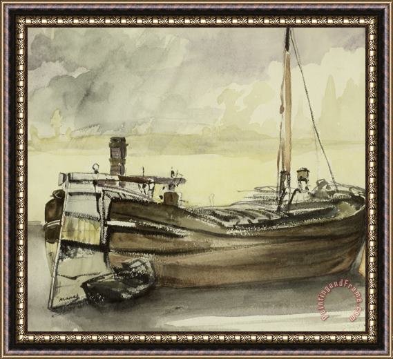 Edouard Manet The Barge Framed Print