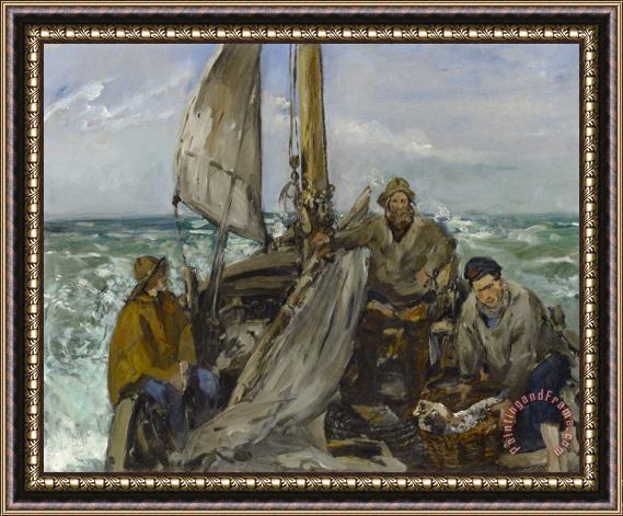 Edouard Manet The Toilers of The Sea Framed Painting