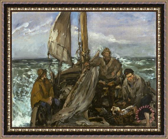 Edouard Manet The Toilers of The Sea Framed Painting