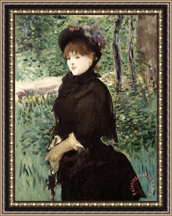 Edouard Manet The Walk Framed Painting