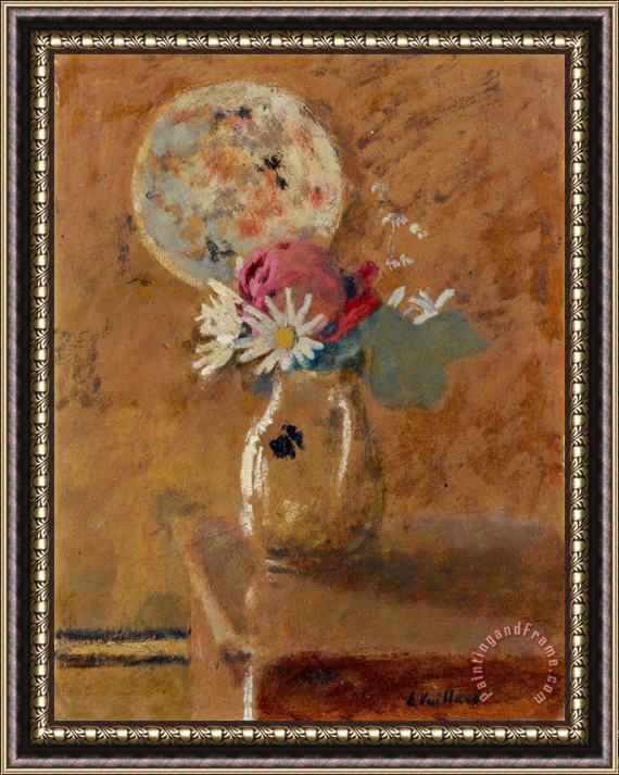 Edouard Vuillard Bouquet De Fleurs Framed Painting