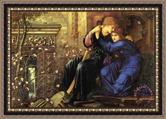 Edward Burne Jones Love Among The Ruins Framed Painting
