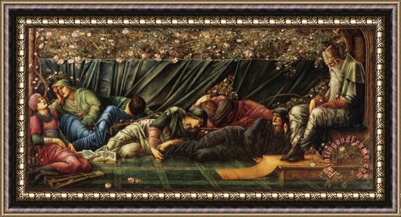 Edward Burne Jones The Briar Rose II The Council Chamber Framed Painting