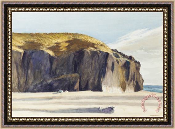 Edward Hopper Oregon Coast Framed Painting