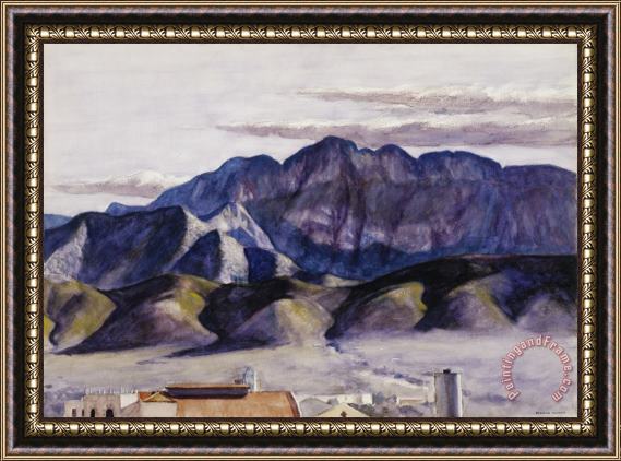 Edward Hopper Sierra Madre at Monterrey Framed Print