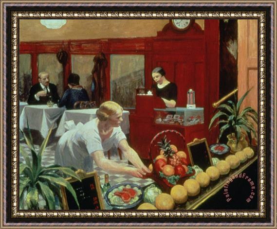 Edward Hopper Tables For Ladies Framed Print