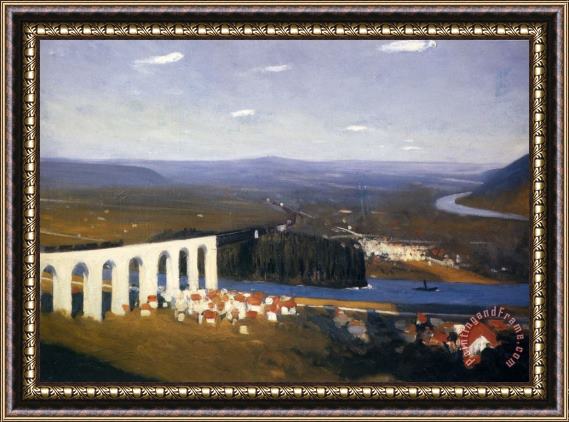 Edward Hopper Valley of The Seine Framed Print
