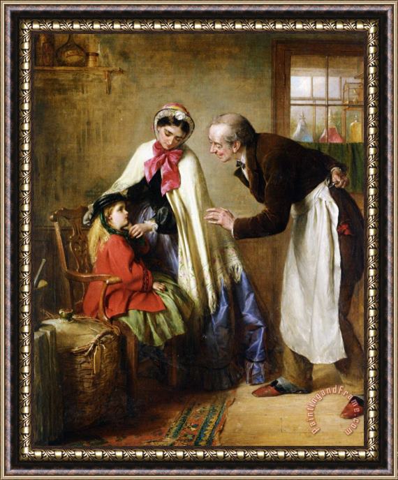 Edward Hughes A First Visit to The Dentist Framed Print