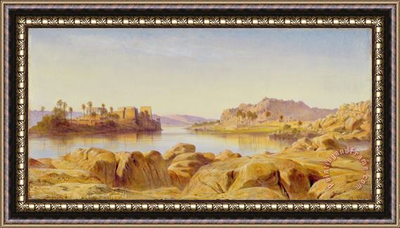 Edward Lear Philae - Egypt Framed Painting