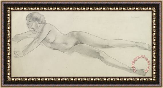 EHM Robertson Study for Desire Framed Painting