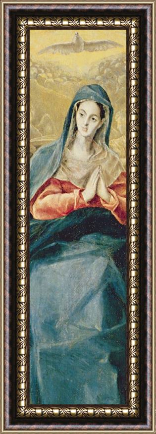 El Greco Domenico Theotocopuli The Immaculate Conception Framed Painting