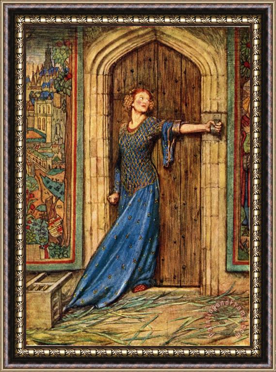 Eleanor Fortescue Brickdale Kate Barlass Framed Painting
