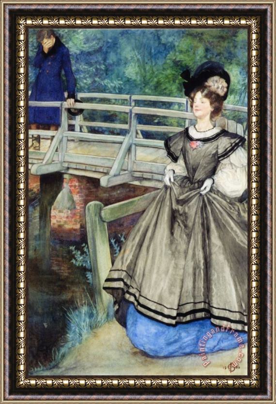 Eleanor Fortescue Brickdale The Cunning Skill to Break a Heart Framed Print