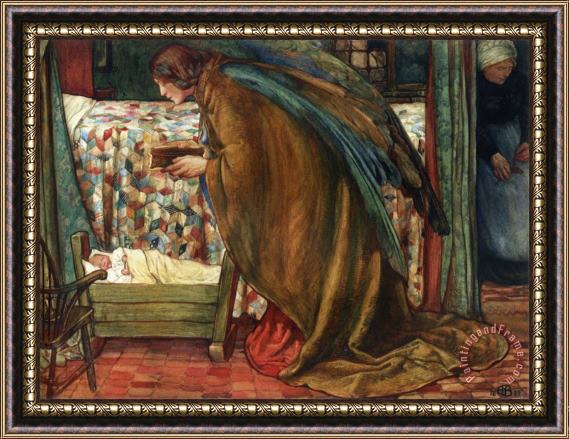 Eleanor Fortescue Brickdale The Gift That Is Better Than Rubies Framed Painting