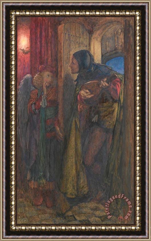 Eleanor Fortescue Brickdale The Power of The Poet Framed Painting