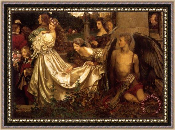Eleanor Fortescue Brickdale The Uninvited Guest Framed Print