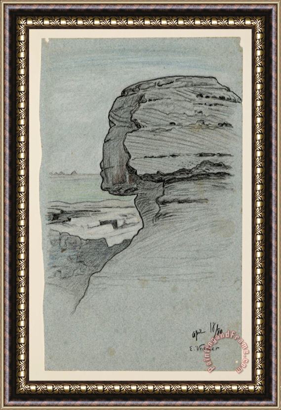 Elihu Vedder The Sphinx, Egypt Framed Painting