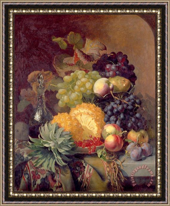 Eloise Harriet Stannard Fruit 1872 Framed Painting