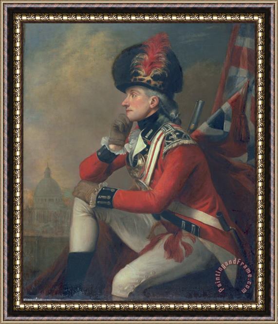 English School A soldier called Major John Andre Framed Painting