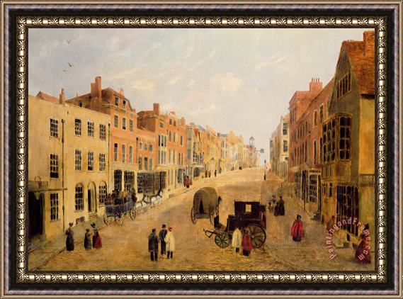 English School Guildford High Street Framed Painting