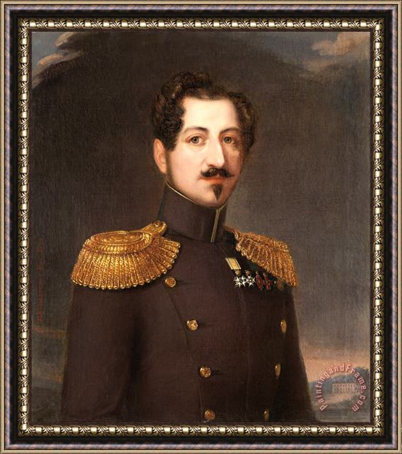 Erik Oscar I, King of Sweden And Norway 1844 1859 Framed Painting