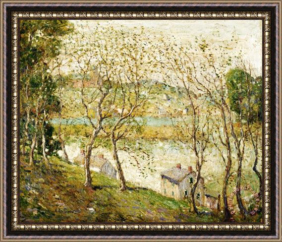 Ernest Lawson Springtime, Harlem River Framed Painting