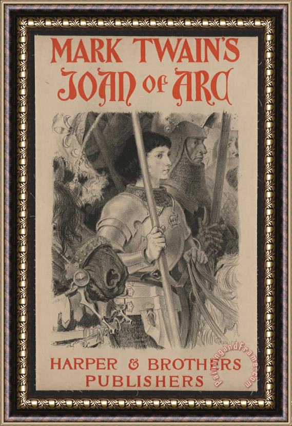 Eugene Grasset Joan of Arc 1894 Framed Painting