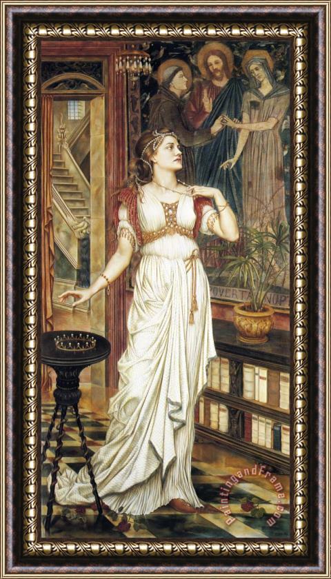Evelyn De Morgan The Crown of Glory Framed Painting