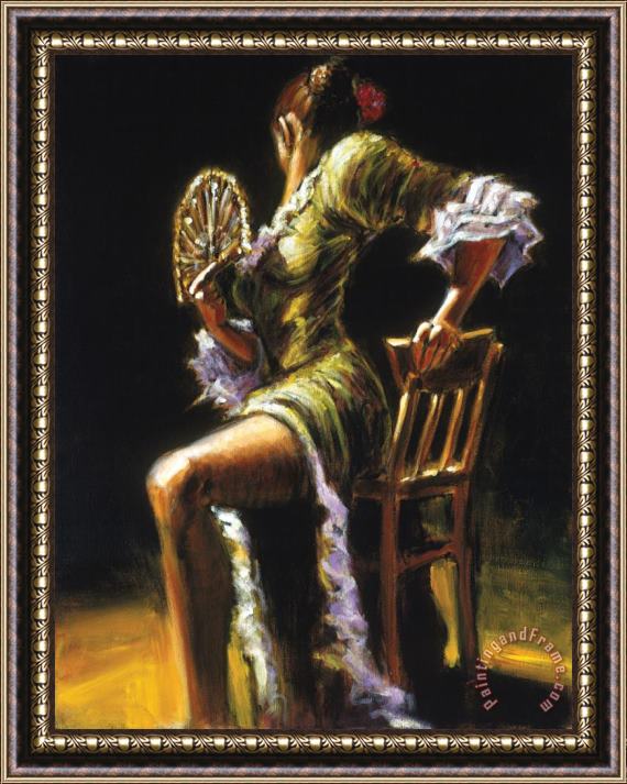 Fabian Perez Flamenco Dancer II Framed Print