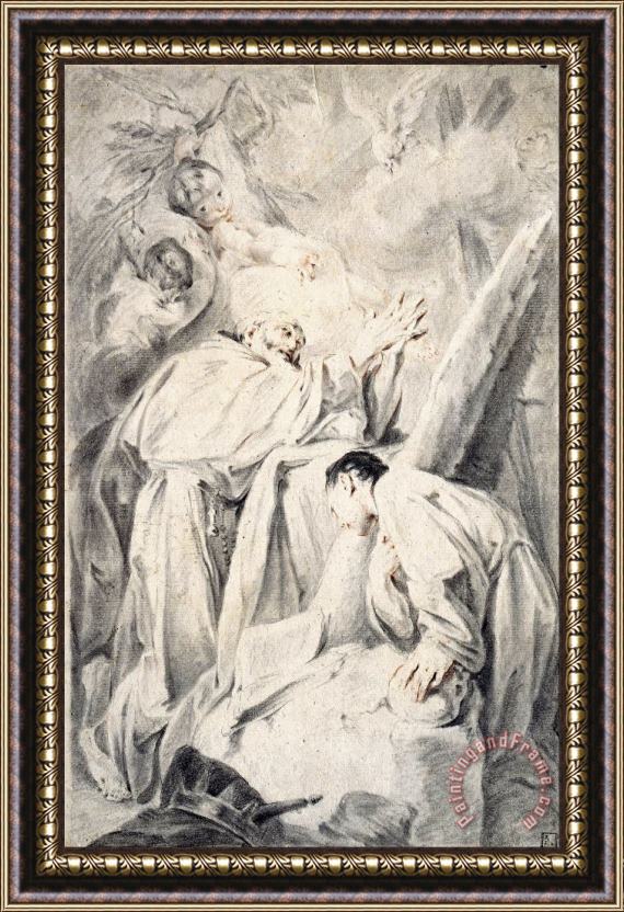 Federico Bencovich The Vision of Blessed Pietro Gambacorti Framed Print
