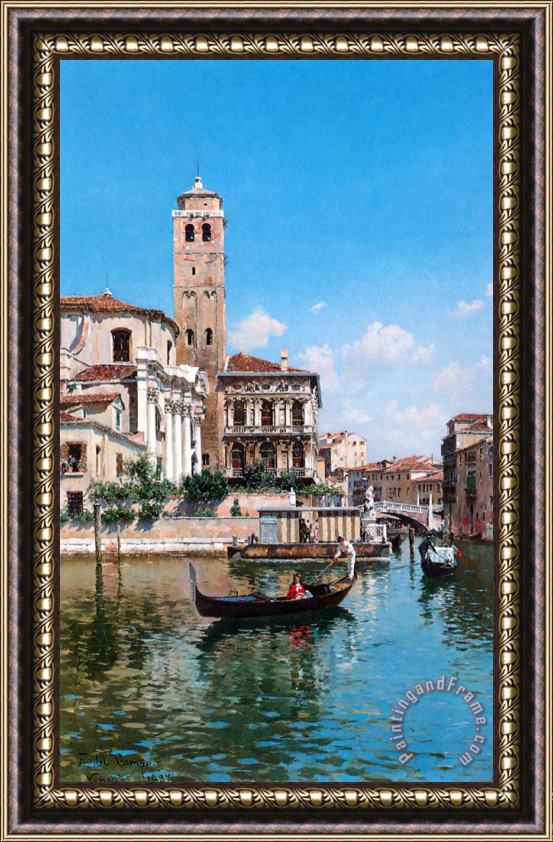 Federico Del Campo The Palazzo Labia, Venice Framed Print