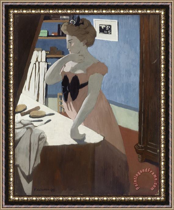 Felix Vallotton Misia at Her Dressing Table Framed Painting