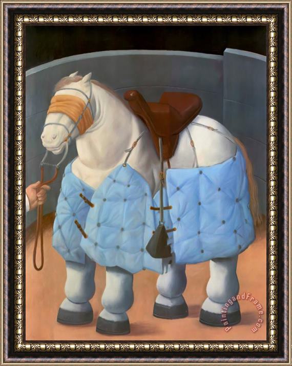 fernando botero The Horse Framed Painting